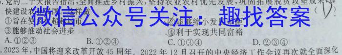 2023年三好网985核心密卷(三)s地理