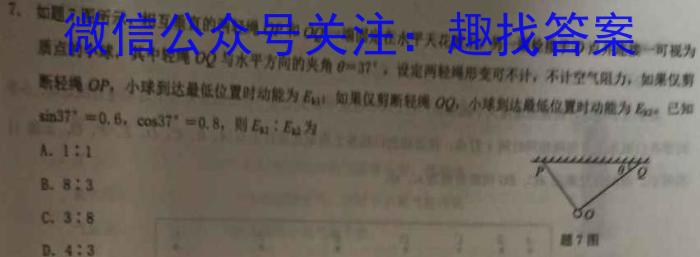 2023年普通高等学校招生全国统一考试冲刺卷(二)物理`