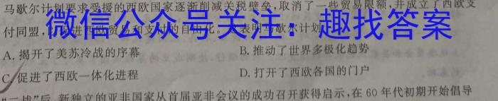 青桐鸣高考冲刺2023年普通高等学校招生全国统一考试冲刺卷(二)历史