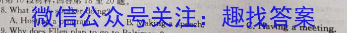 2022-023学年安徽省九年级下学期阶段性质量监测（六）英语