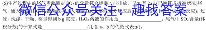 江西省2023年第五次中考模拟考试练习化学