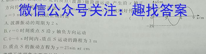 2023届江西省高三阶段性考试(23-361C)f物理