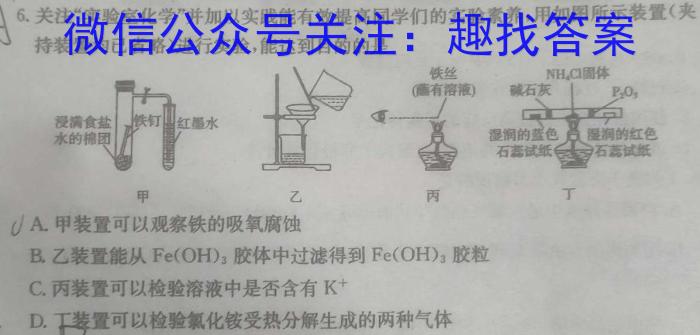 2023届华大新高考联盟高三年级4月联考（全国卷）化学