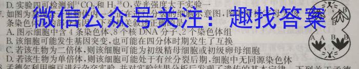 2023届云南省高三试卷3月联考(23-366C)生物试卷答案