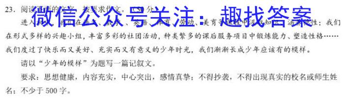 河北省2022-2023衡水中学下学期高三年级三调考试语文