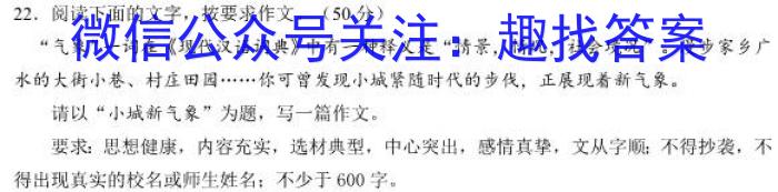 衡中文化2023年衡水新坐标·信息卷(一)语文