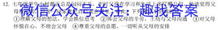 江西省2023年学科核心素养·总复习(七)历史