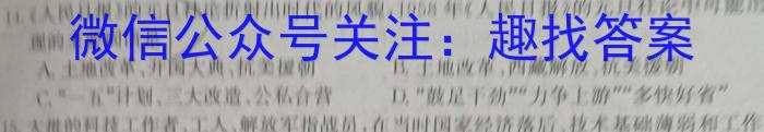 2023年普通高等学校招生全国统一考试信息模拟测试卷(新高考)(一)历史