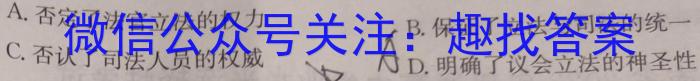 2023年陕西省初中学业水平考试全真模拟（四）A卷历史