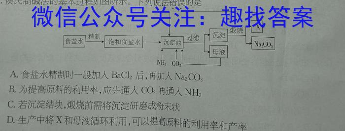 江西省2023年赣北学考联盟第一次联考（九年级）化学