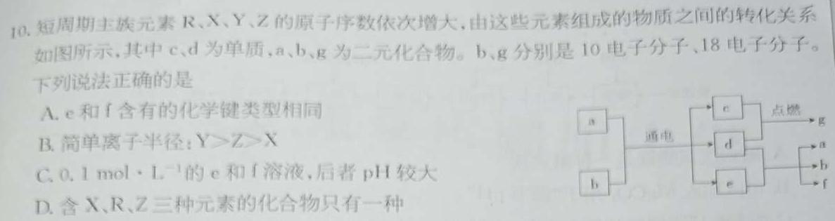 学林教育2023年陕西省初中学业水平考试·名师导向模拟卷(三)化学