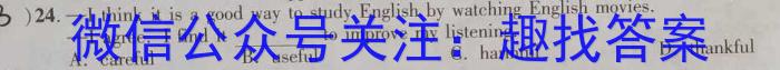 2023年安徽A10联盟高二4月联考英语