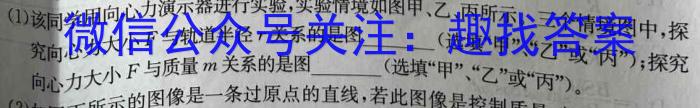 2023年普通高等学校招生统一考试青桐鸣高三4月大联考物理.