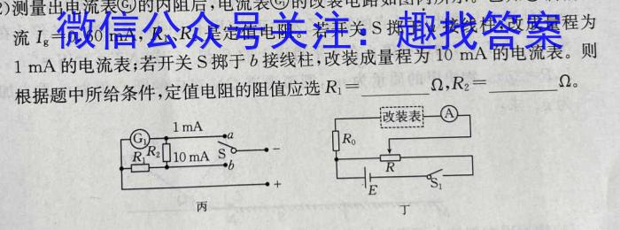 2023年万友中考模拟卷（一）物理.