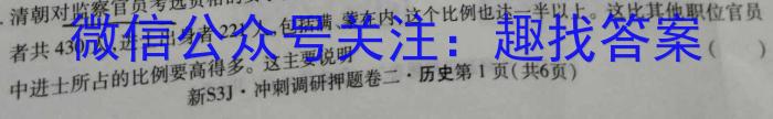 2023高考名校导航冲刺金卷(四)历史