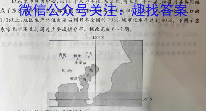 凯里一中2023届高三高考模拟考试（黄金III卷）地.理