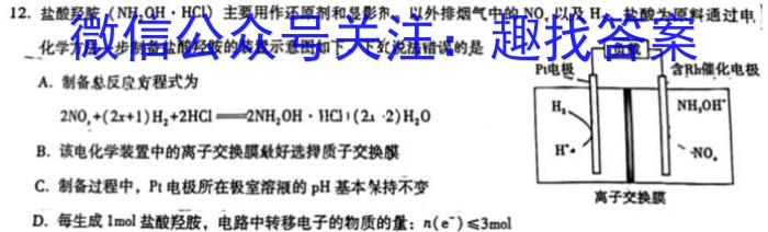 2023年湖北省新高考信息卷(二)化学