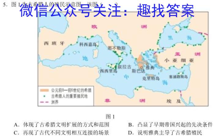 温州市普通高中2023届高三第二次适应性考试(2023.3)历史试卷