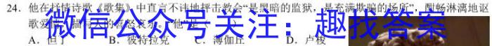 学林教育2023年陕西省初中学业水平考试·名师导向模拟卷(一)A历史试卷