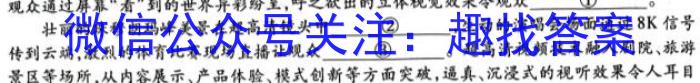 炎德英才大联考 长郡中学2023届模拟试卷(一)语文