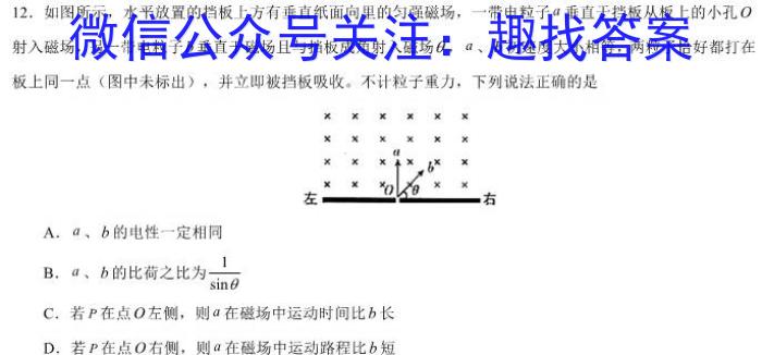 天壹名校联盟·2023年上学期高一期中联考物理.