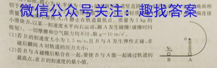 安徽第一卷·2022-2023学年安徽省七年级下学期阶段性质量监测(六)物理.