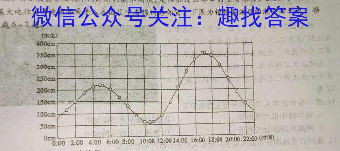 2023届中考导航总复习·模拟·冲刺卷(六)6s地理