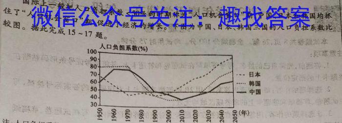 世纪金榜 2023年高考密破考情卷 新高考版(一)s地理