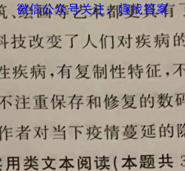 2023届智慧上进·名校学术联盟·高考模拟信息卷押题卷(十一)语文