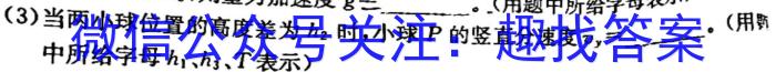 衡中同卷 2022-2023学年度下学期高三四调考试(新高考)物理`