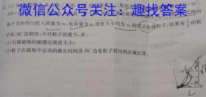 1号卷·2023年A10联盟2021级高二下学期4月期中联考.物理