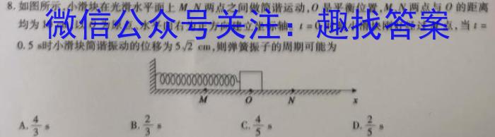 2023年四川大联考高三年级4月联考（478C·B）物理.