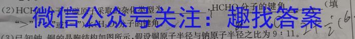 2023届中考导航总复习·模拟·冲刺卷(六)6化学