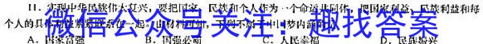 中考仿真卷2023年山西省初中学业水平考试(四)历史