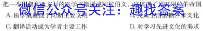 2023年湖北省新高考信息卷(二)历史