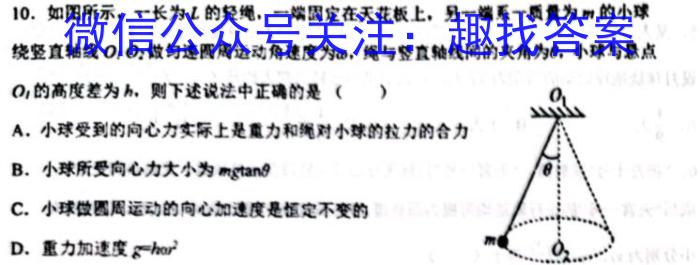 XCS2023年河南省第一次中招模拟考试试卷物理`