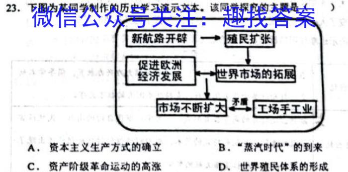 2023年万友中考模拟卷（五）政治s