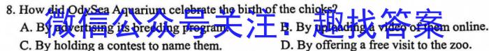 2022-2023学年安徽省九年级下学期阶段性质量监测（七）英语