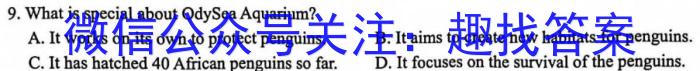 2023普通高等学校招生全国统一考试·冲刺预测卷XJC(四)4英语