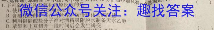 [启光教育]2023年普通高等学校招生全国统一模拟考试 新高考(2023.4)化学