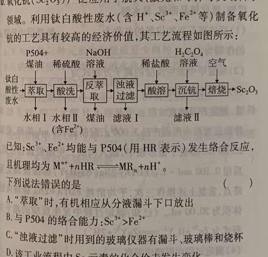 2023年全国高考猜题信息卷(三)化学