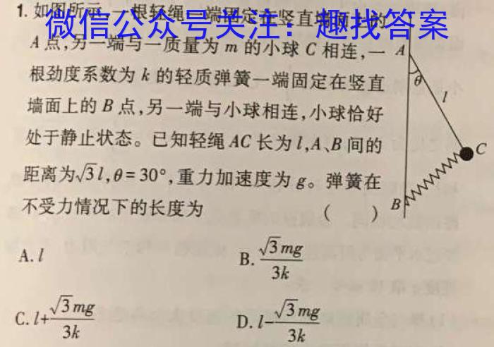 2023届河北省高三4月联考.物理