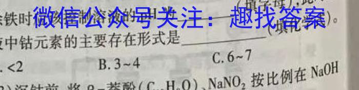 安徽省2023年九年级3月联考化学
