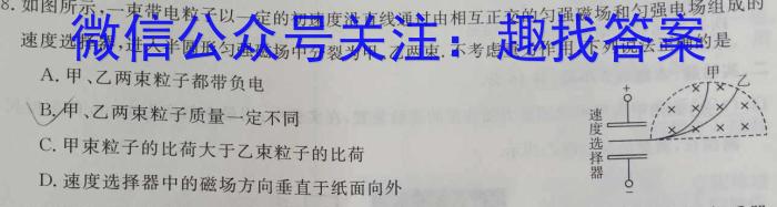 河北省2023年普通高等学校招生全国统一考试仿真模拟卷(四)物理`