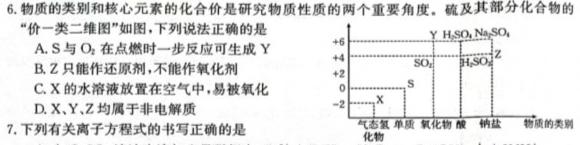 2023年普通高等学校招生全国统一考试标准样卷(一)(二)化学