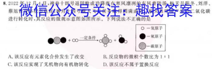 河南省洛阳市2023年义务教育质量监测（八年级）化学