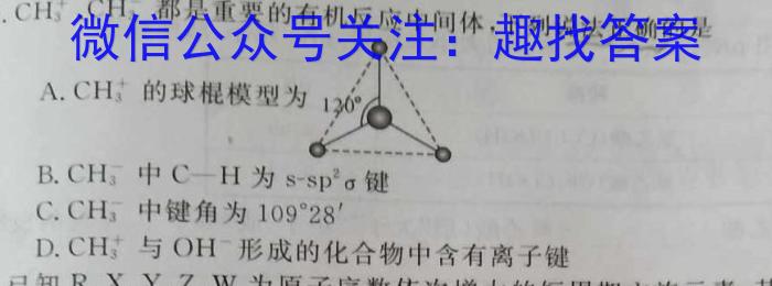 江西省2023届九年级江西中考总复习模拟卷（三）化学