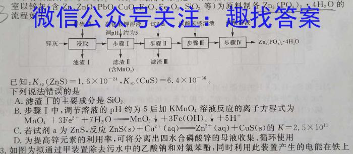 山西省2023年中考总复*预测模拟卷（八）化学