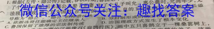 江西省2022-2023学年高三年级二轮复习阶段性测试历史