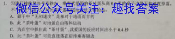 南宁三中2022-2023学年度下学期高二期中考试(2023.04)物理`